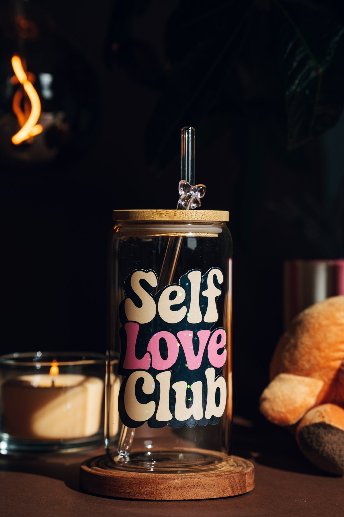 Trinkglas Self Love Club