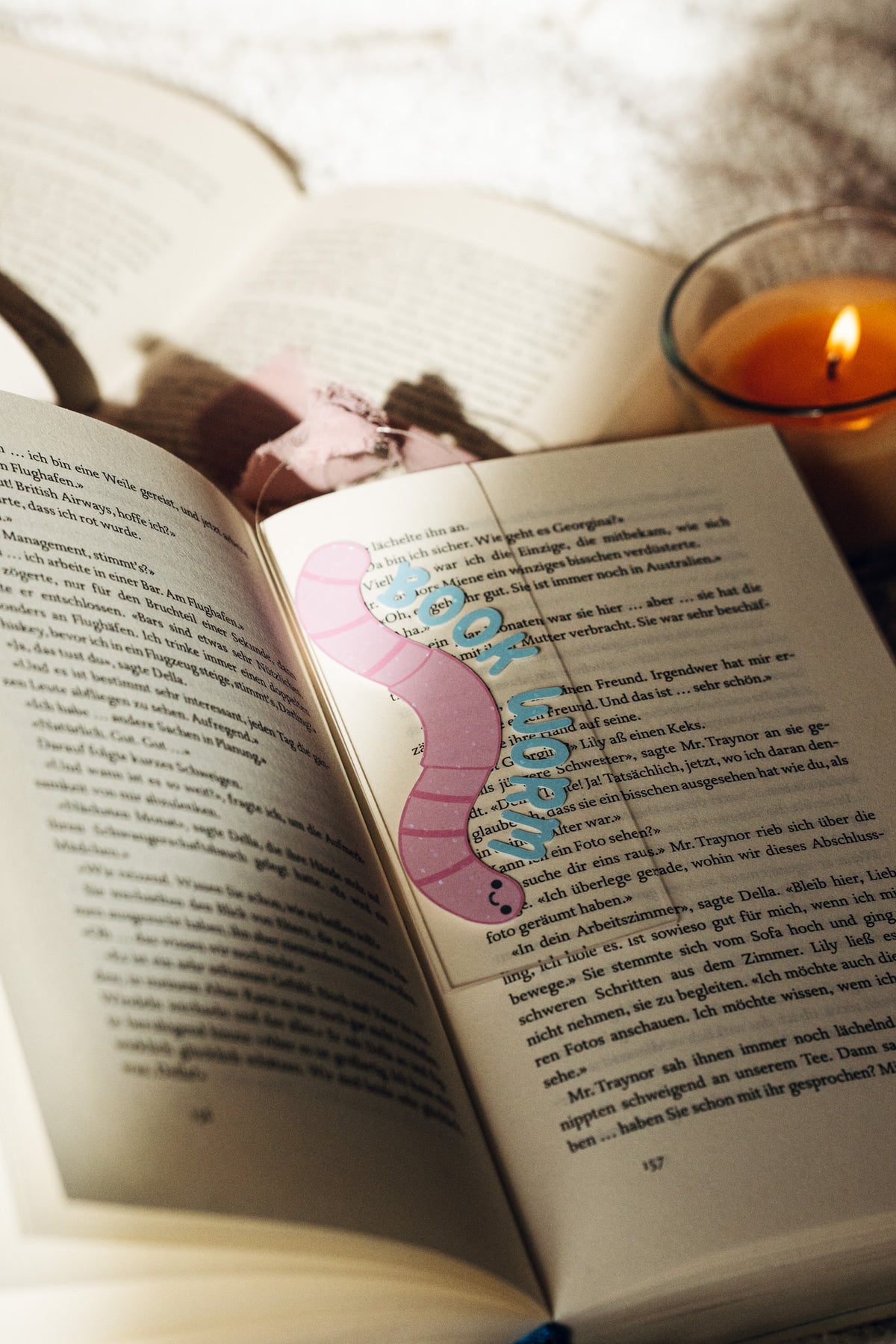 Lesezeichen  Sweet Book Worm