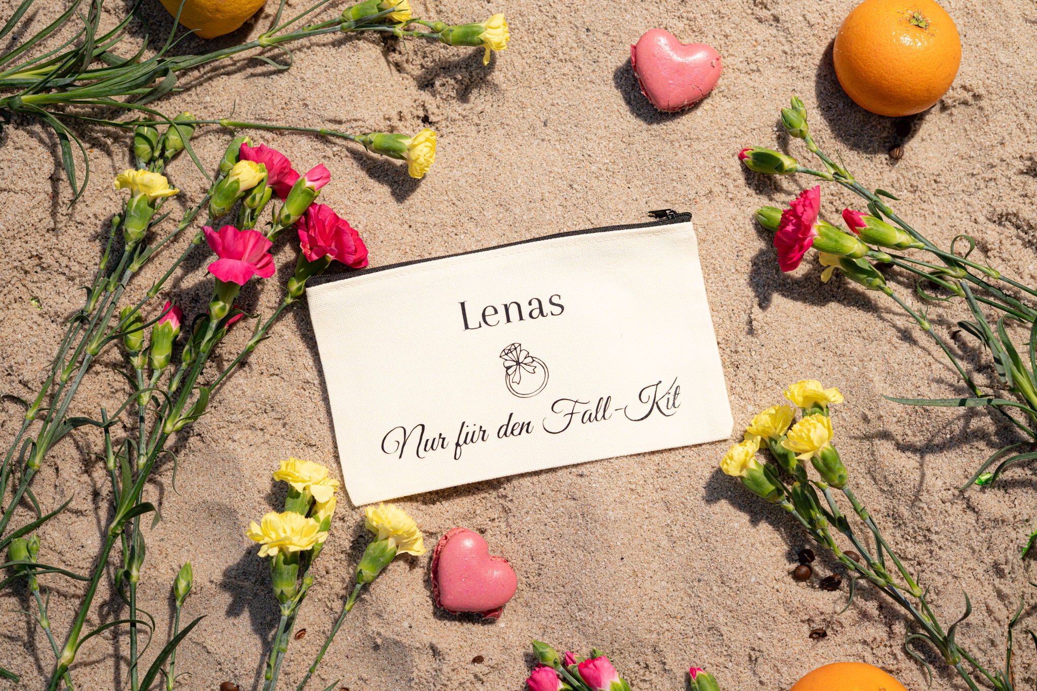 Mini-Bag personalisiert "*NAME* für den Fall Kit" Braut Notfalltasche