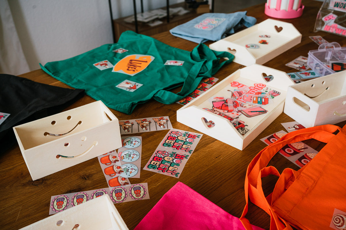 Stofftaschen Press-on Workshop