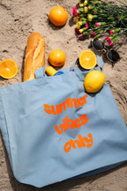 Stofftasche "summer vibes only"