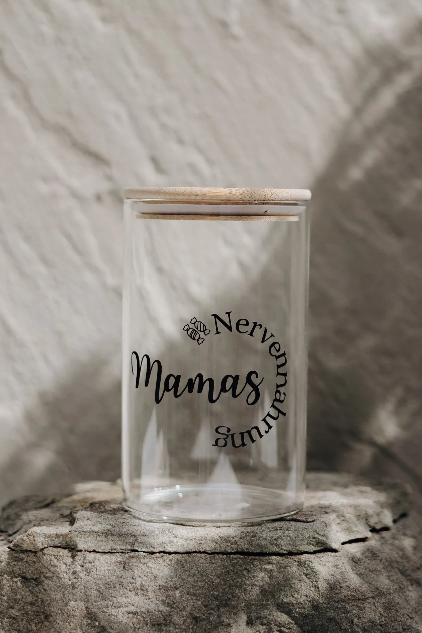Aufbewahrungsglas "Mamas Nervennahrung"