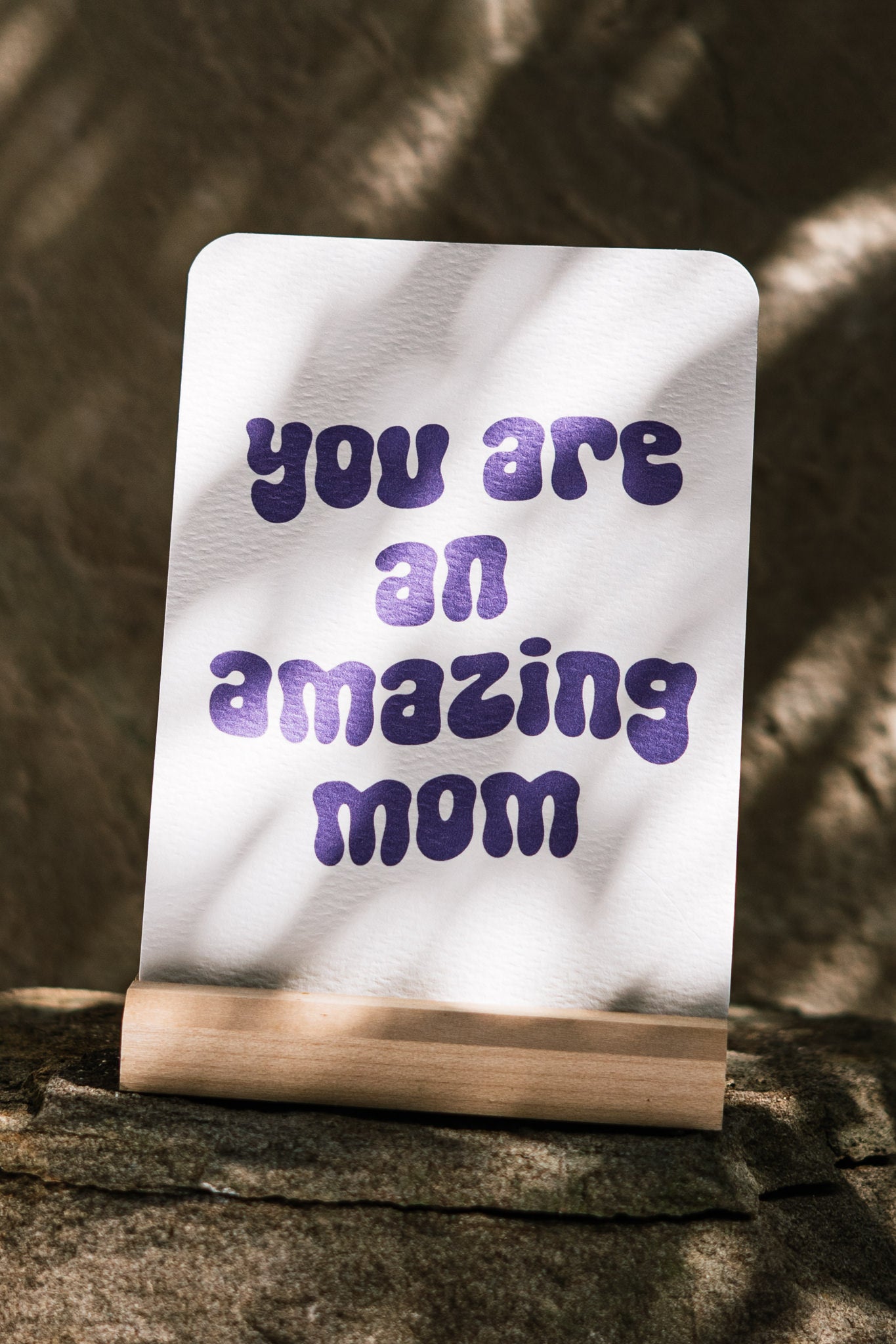 Grußkarte "you are an amazing mom"