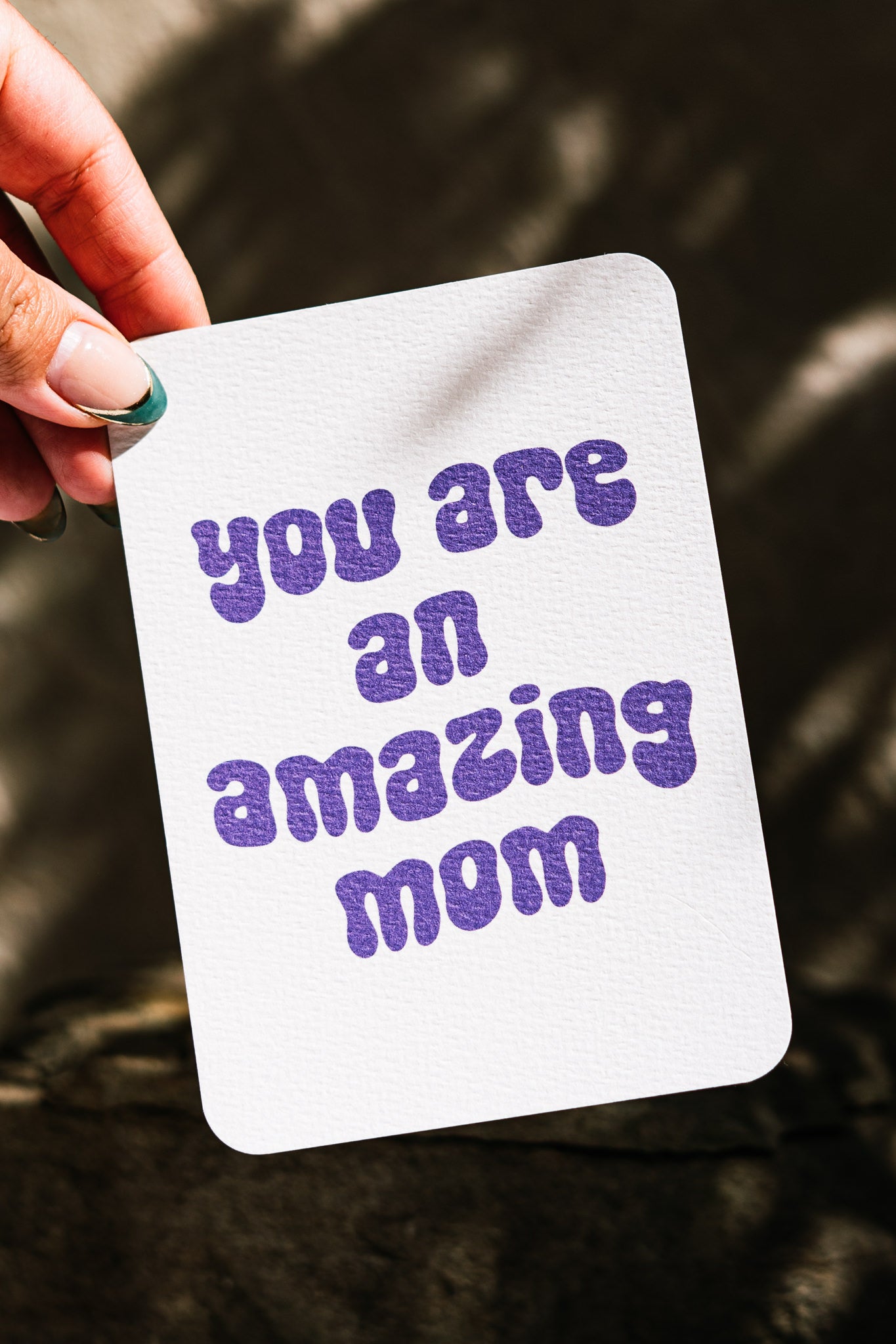 Grußkarte "you are an amazing mom"